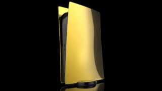 Gold PlayStation 5 Front Gold ps09