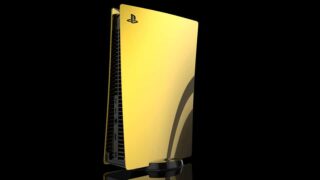 Gold PlayStation 5 Front Gold
