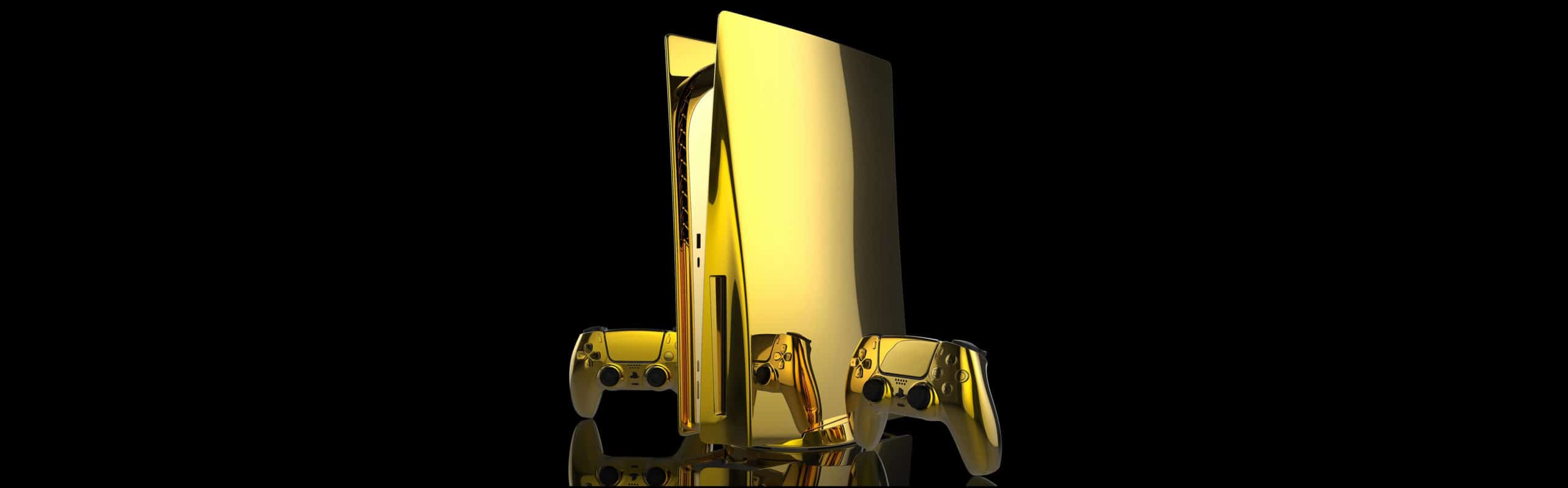 This luxe, golden PlayStation 5 edition is the PS5 of your dreams