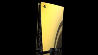 Gold Playstation 5 Front