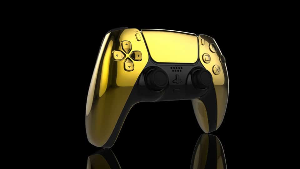 Gold Playstation 5 Wireless Controller
