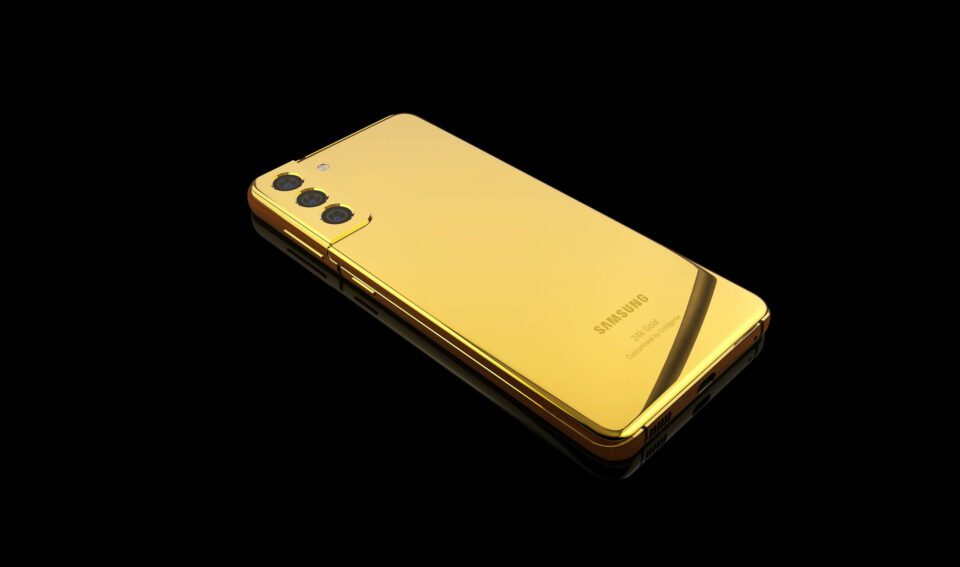 24k Gold Samsung S21 ldd 2