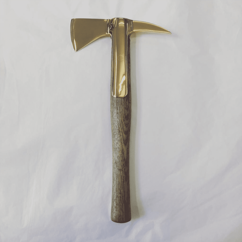 Gold plated pick axe