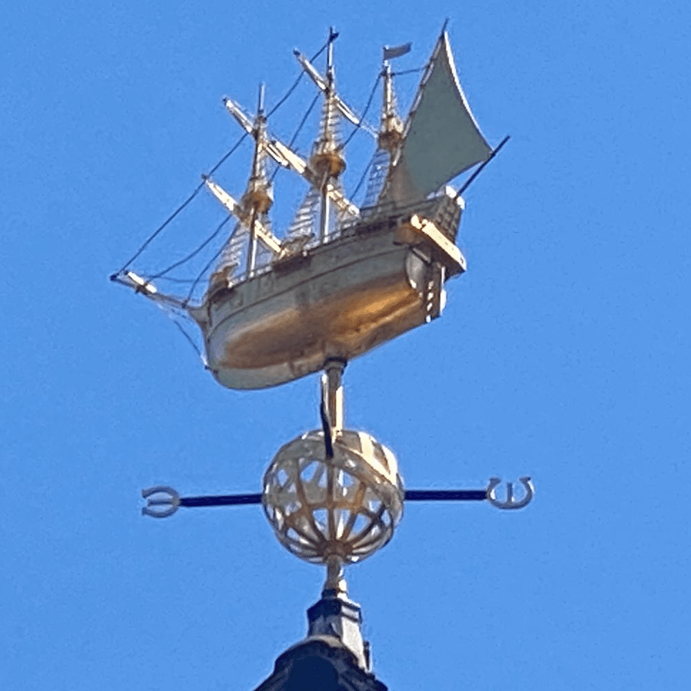 Gold plated ship