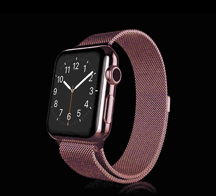 başlangıcı yol şafak  Gold Apple Watch 6 with Milanese strap | Goldgenie International