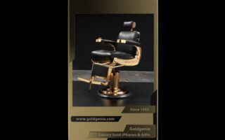 Gold Plated Barber's Chair