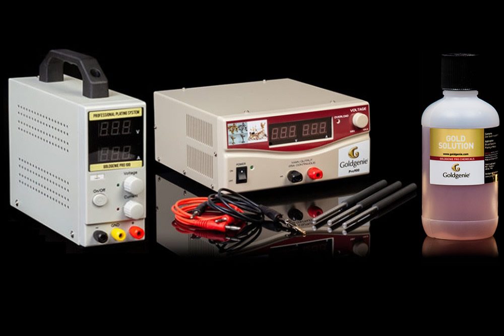 Gold Plating Machines with Gold Solution