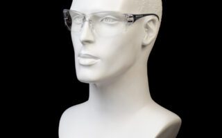 Gold plating eye protection glasses