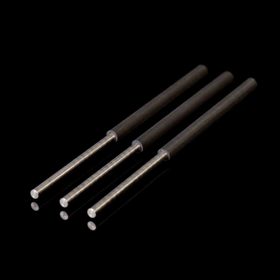 Gold plating stainless steel probes