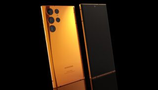 Samsung phone Rose gold plating up