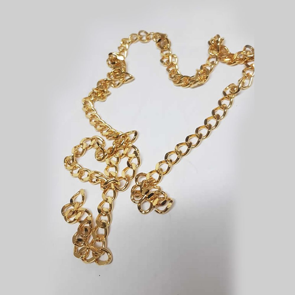24k gold plated mens neck chain