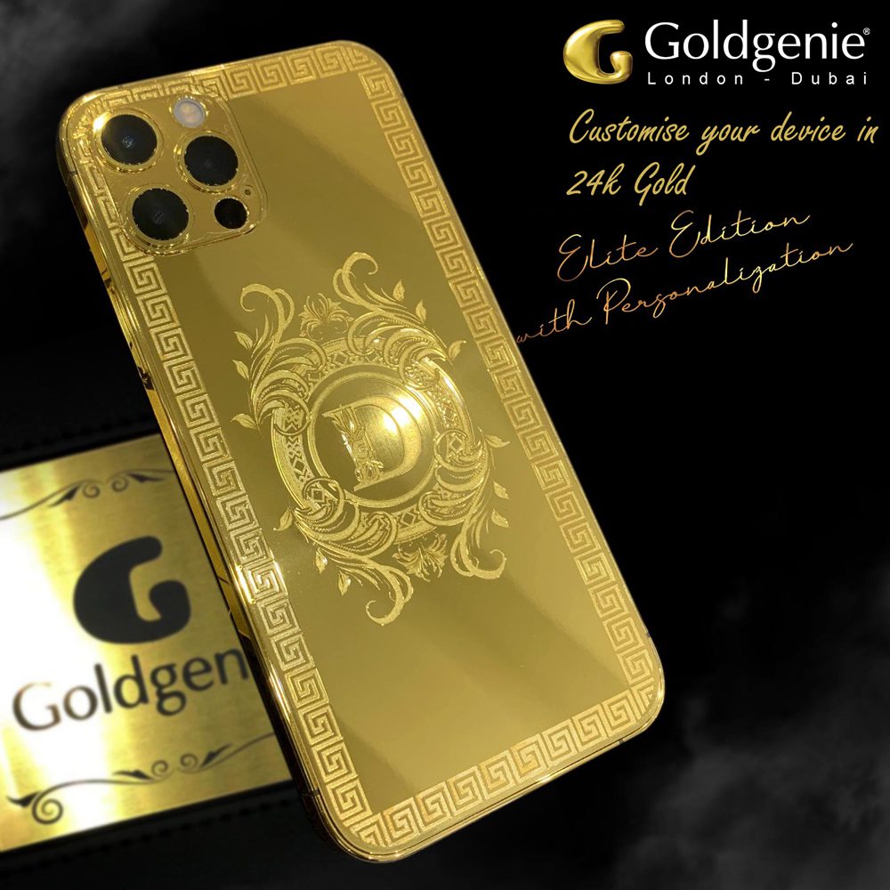 24k gold customise and laser engrave your iPhone