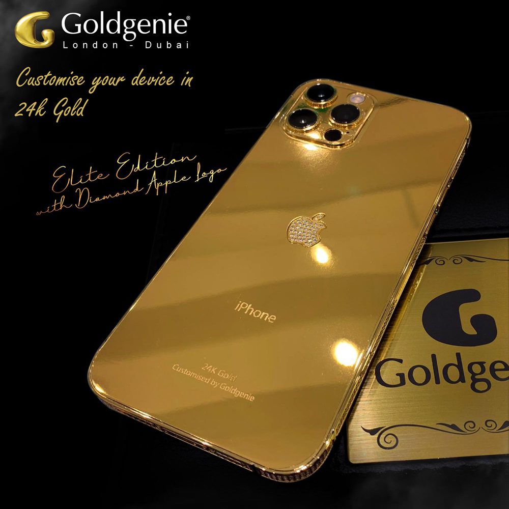 Genuine 24k gold iPhones