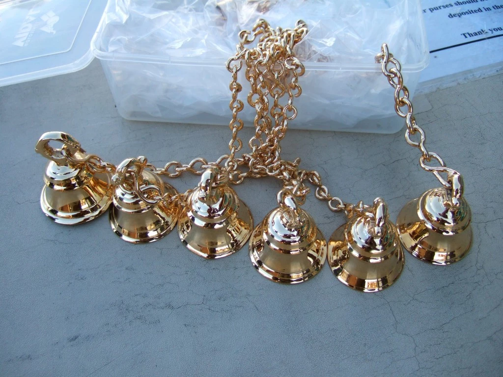 Gold Plating service on temple bells