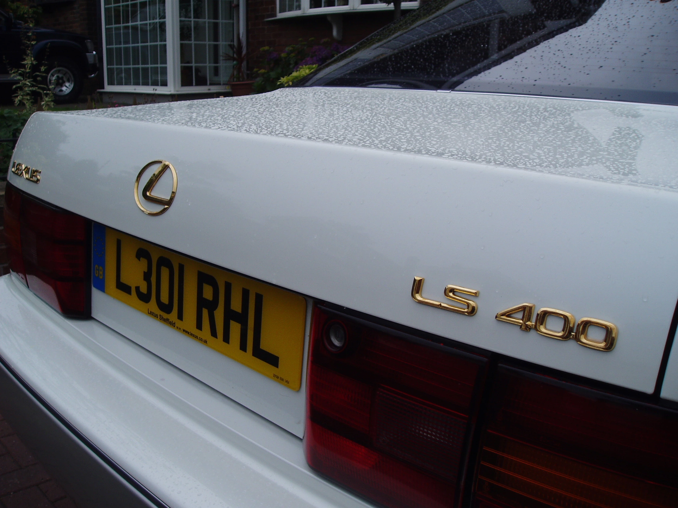 Gold Plating Lexus car emblems