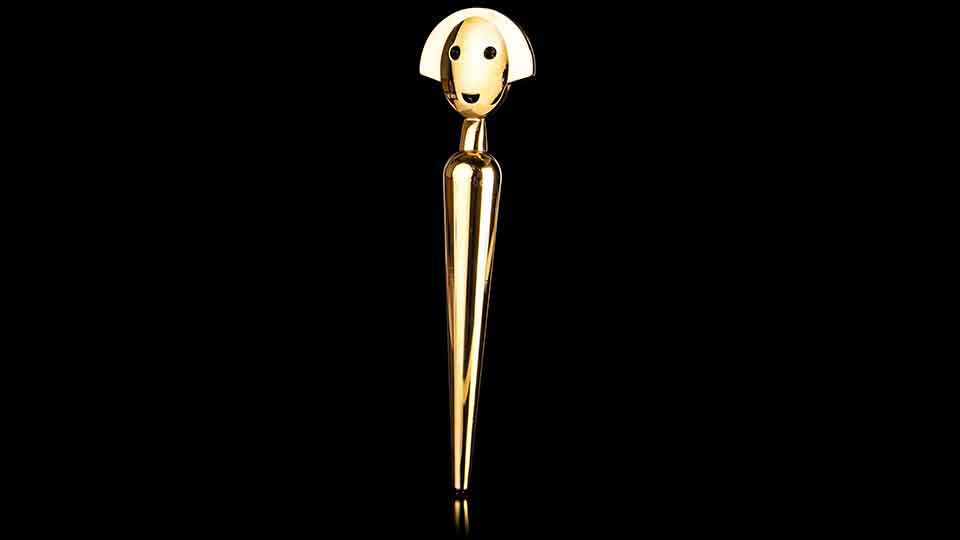 Gold plated Champagne bottle stopper