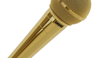 The SHURE SM58 – 24k Gold Plated Dynamic Microphone