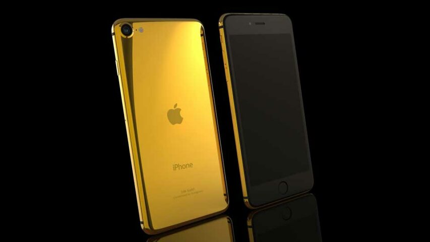 24K Gold iPhone SE iSO13