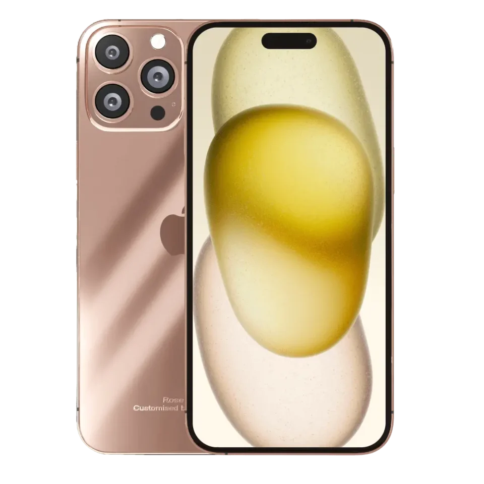 Luxury Rose Gold iPhone 15