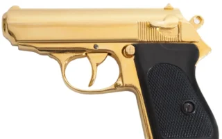 Gold James Bond 007 Gold Walther PPK Gun