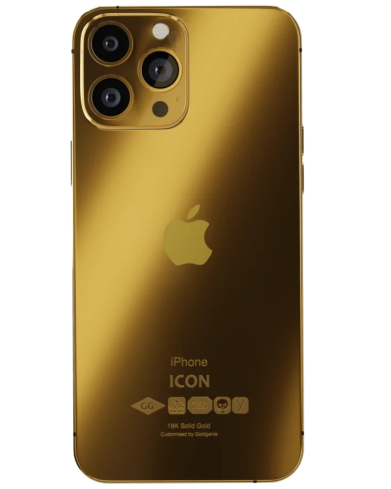 18k Solid Gold 24k iPhone 15 Luxury range