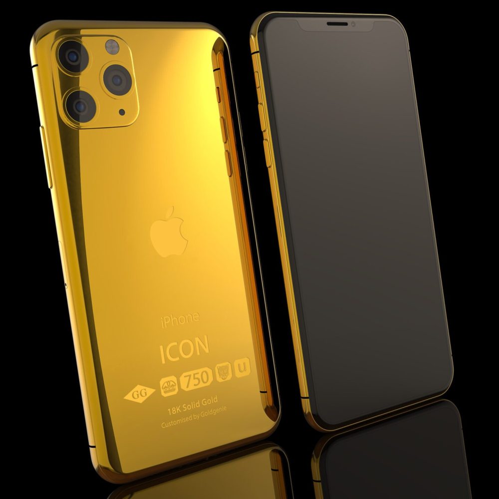 18k solid gold iphone 11 pro icon scaled
