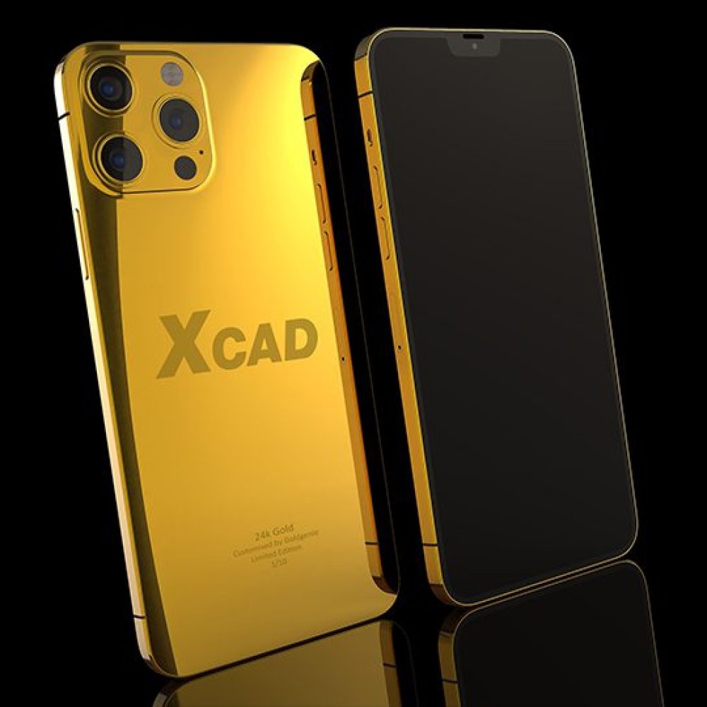 24K Gold iphone 13 pro max XCAD 1