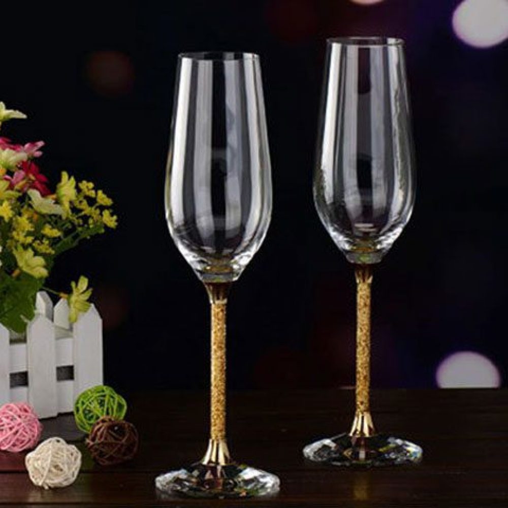 Crystal Champagne Flutes fea