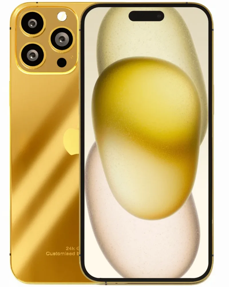 iPhone 15 Luxury 24k Gold Range